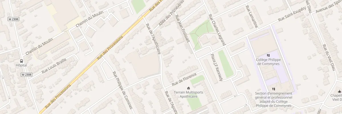 Plan du 27 Rue de l’Apothicaire à Comines