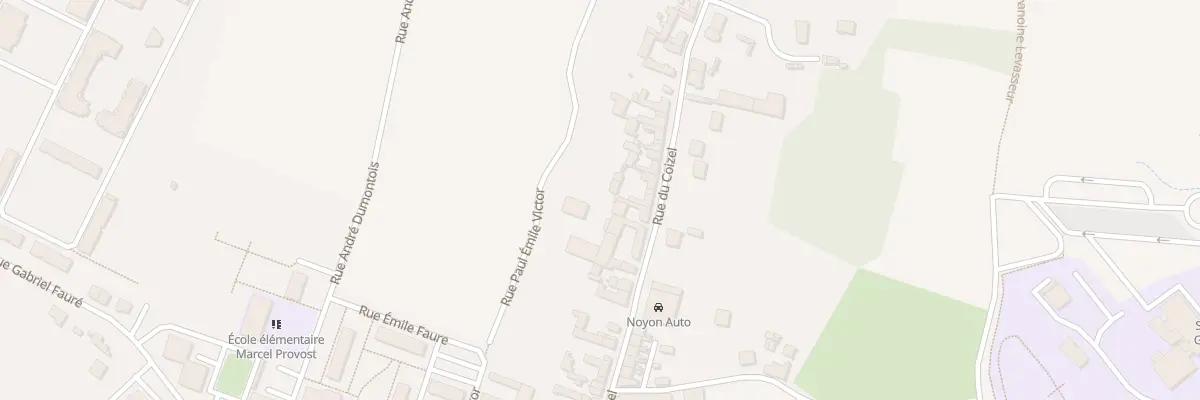 Plan du 553 Rue du Coizel à Noyon