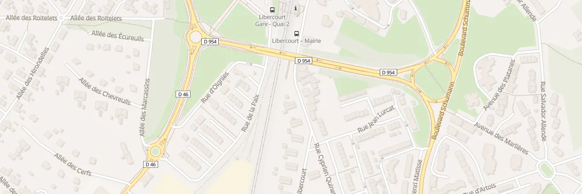 Plan du 1 Rue Jean-Baptiste Delobel à Libercourt