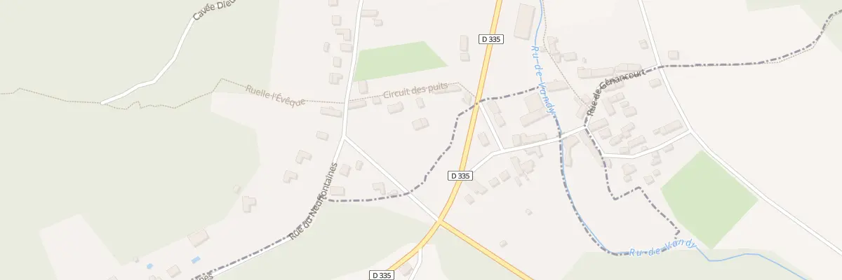 Plan du 2T Rue du Mesnil à Cuise-la-Motte