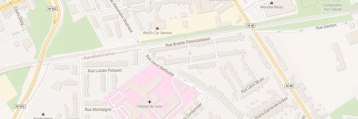 Plan du 44 Rue du Docteur Lesne à Loos