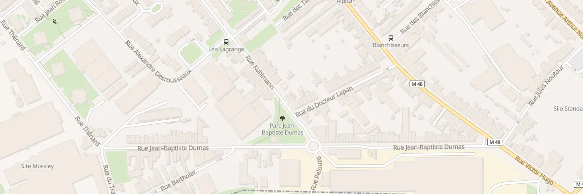 Plan du 95 Rue Kuhlmann Lomme à Lille