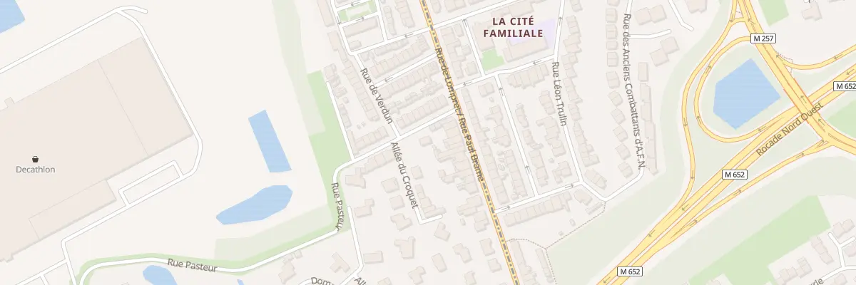 Plan du 1 Rue Pasteur à Lompret