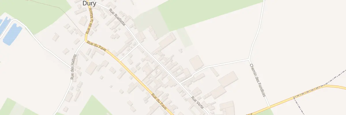 Plan du 9 Rue Verte à Dury