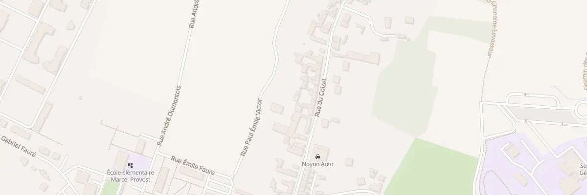 Plan du 571 Rue du Coizel à Noyon