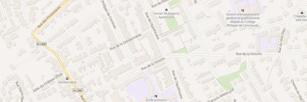 Plan du 70 Rue de l’Apothicaire à Comines