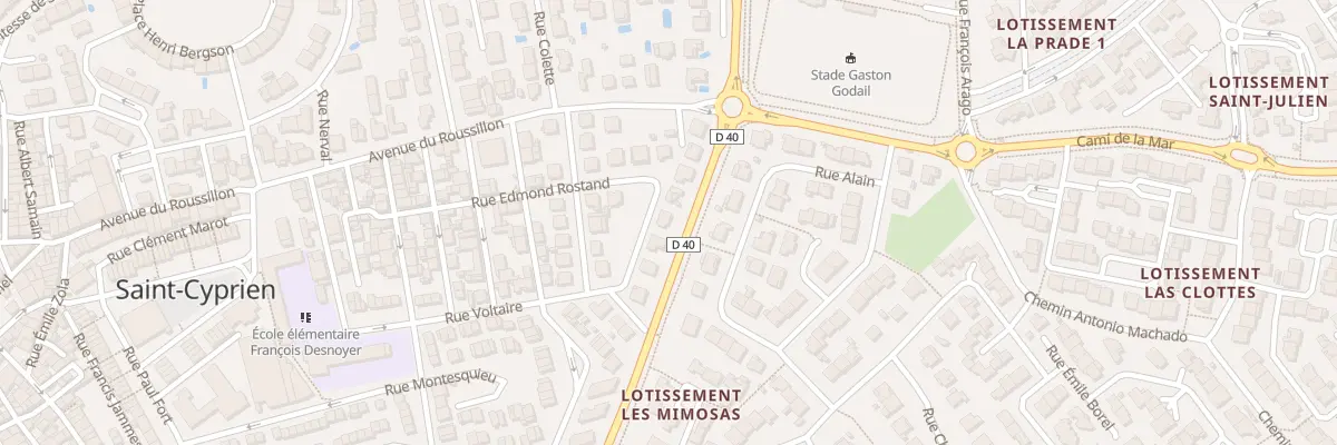 Plan du 3 Rue Joachim du Bellay à Saint-Cyprien