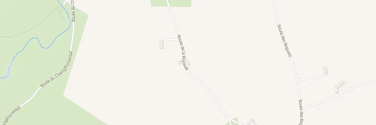 Plan du 1 Rte de la Royauté à Pouzy-Mésangy