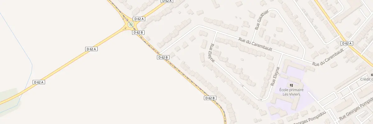 Plan du 142 Rue du Mal Foch à Phalempin