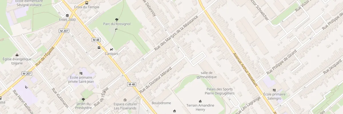 Plan du 35 Rue du Docteur Ménard à Lille