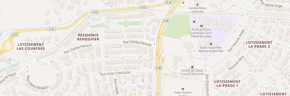 Plan du 30 Rue Charles Perrault à Saint-Cyprien