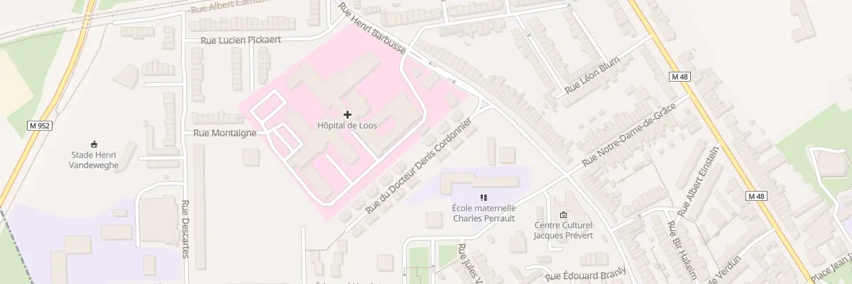 Plan du 12 Rue Doct Denis Cordonnier à Loos