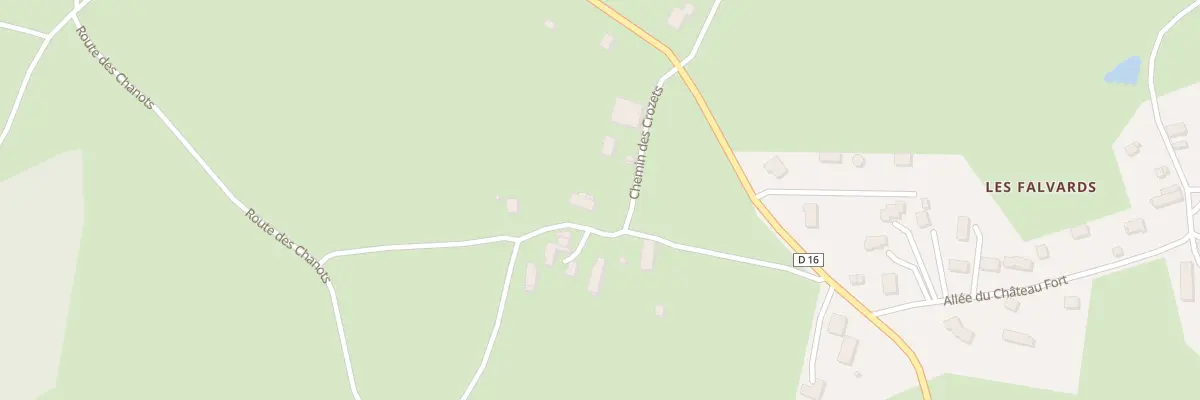 Plan du 8 Che des Crozets à Charbonnières-les-Vieilles