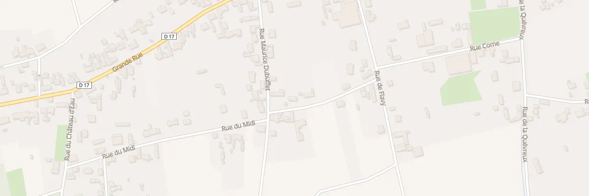 Plan du 6 Rue du Midi à Esmery-Hallon