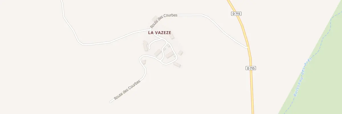 Plan du 5136 La Vazeze à Anzat-le-Luguet