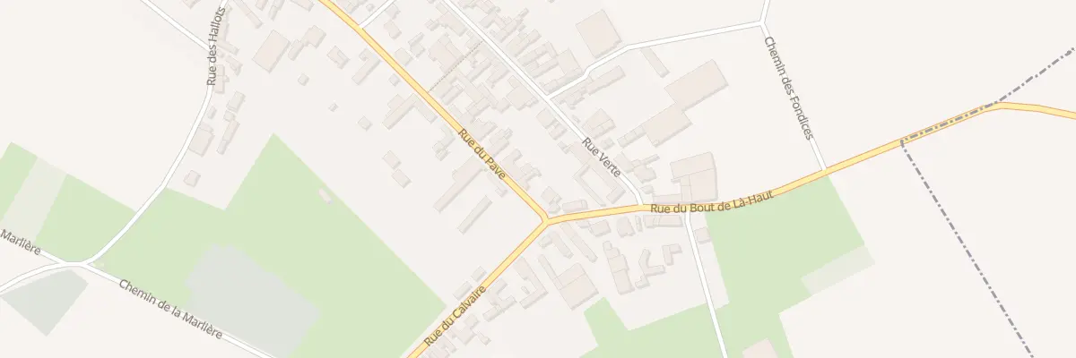 Plan du 1 Rue du Pavé à Dury