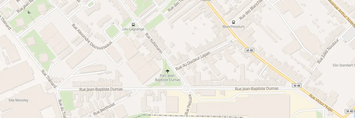 Plan du 58 Rue du Doc Lepan à Lille
