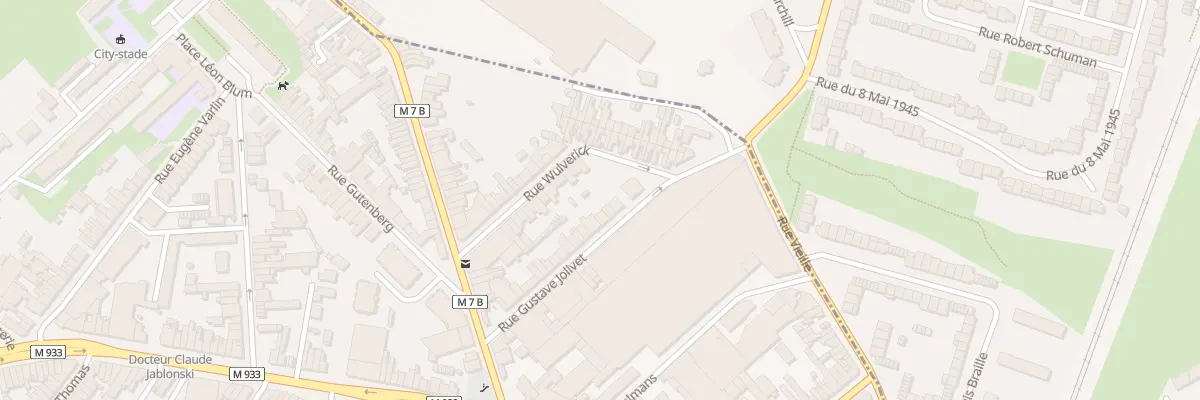 Plan du 35 Rue Gustave Jolivet à Lille