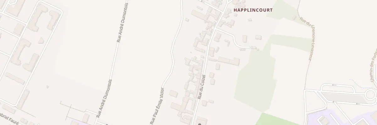 Plan du 633 Rue du Coizel à Noyon