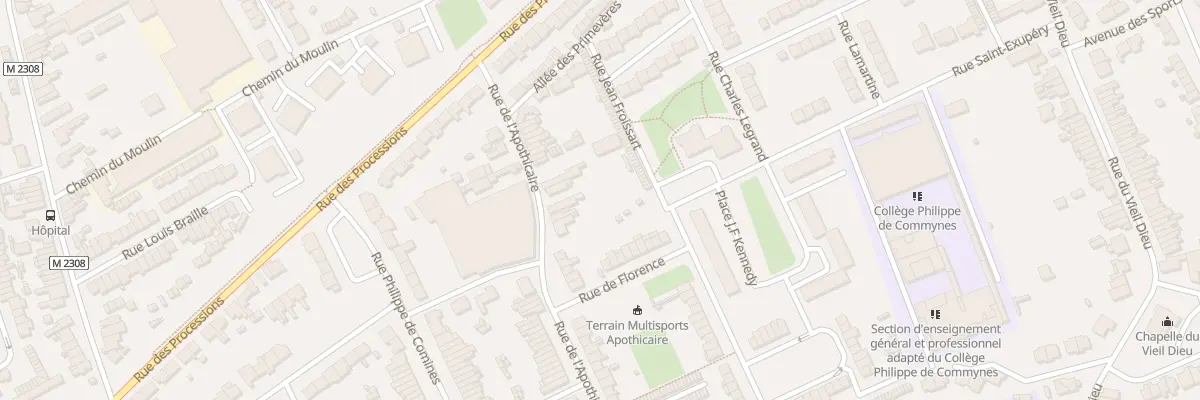 Plan du 29 Rue de l’Apothicaire à Comines