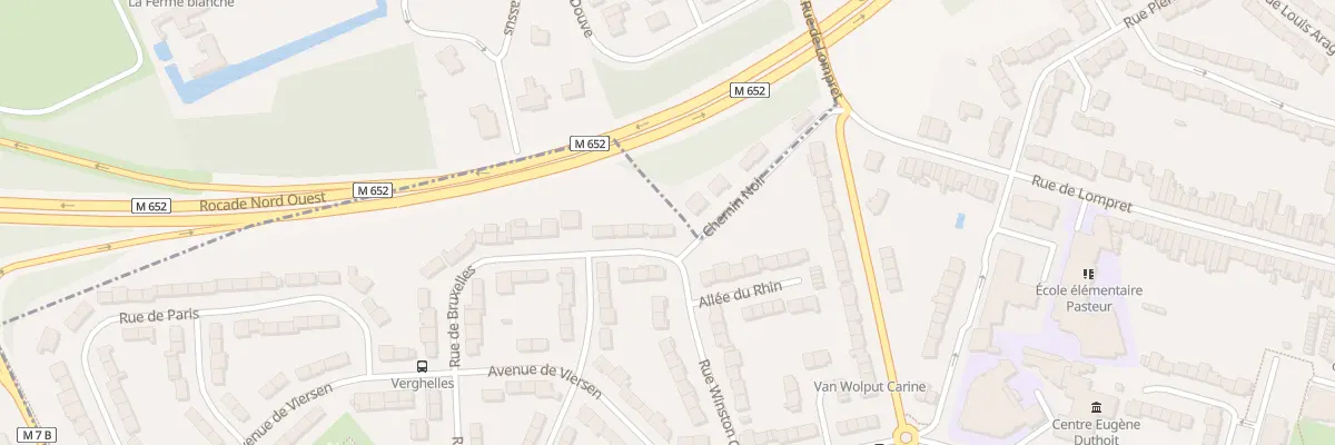 Plan du 2 Rue de Bruxelles à Lambersart
