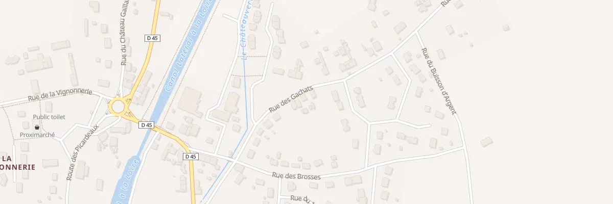Plan du 20 Rue des Gachats à Beffes