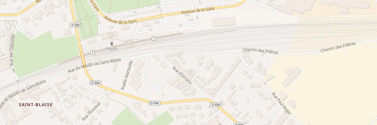 Plan du 71 Rue d’Orroire à Noyon