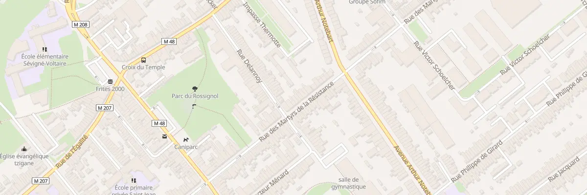 Plan du 45 Rue Martyrs de Resistance à Lille