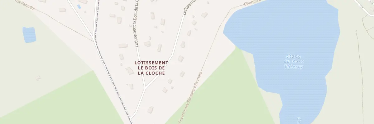 Plan du 5065 Bois de la Cloche à Foucherolles