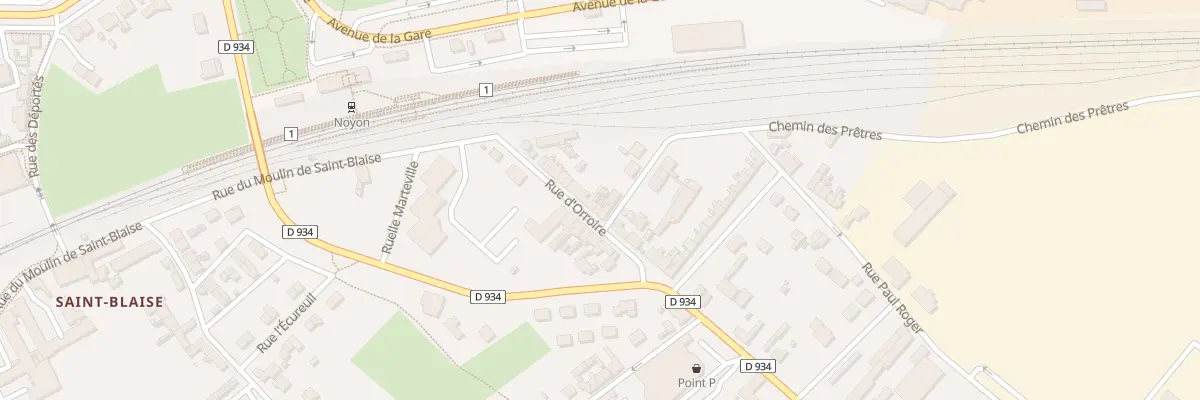 Plan du 89 Rue d’Orroire à Noyon