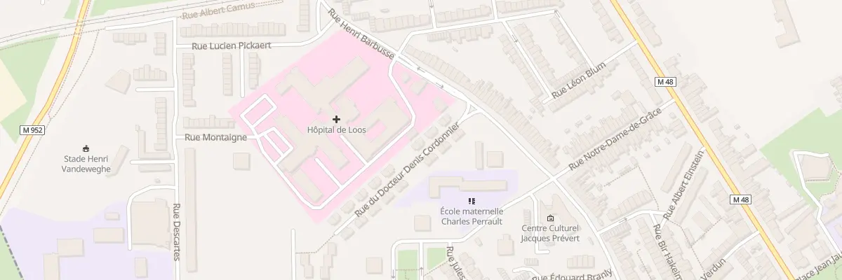 Plan du 10 Rue Doct Denis Cordonnier à Loos