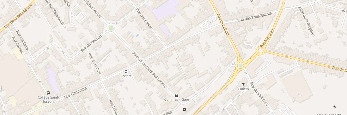Plan du 41 Rue Gambetta à Comines