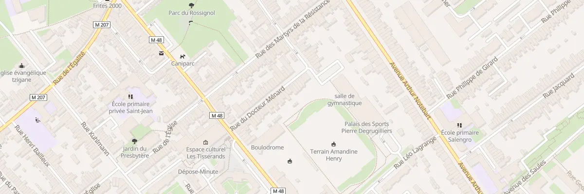 Plan du 32 Rue du Docteur Ménard à Lille