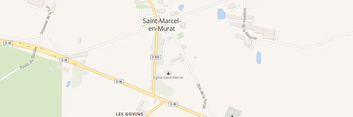 Plan du 5007 Le Bourg à Saint-Marcel-en-Murat