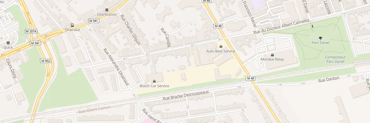 Plan du 121 Rue du Docteur Calmette à Loos