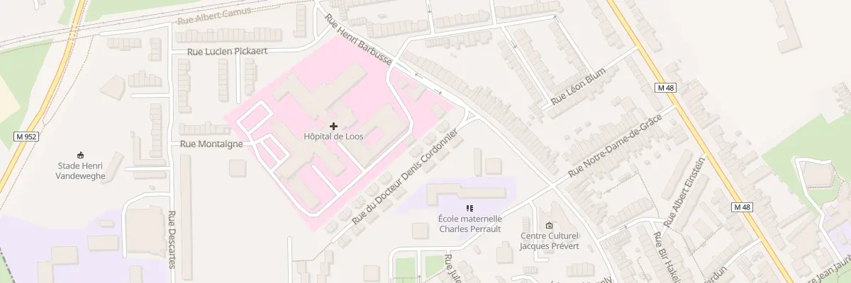 Plan du 8 Rue Doct Denis Cordonnier à Loos
