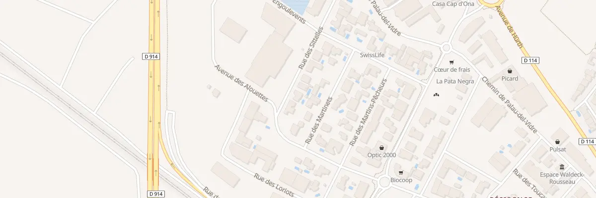 Plan du 4 Rue des Sitelles à Argelès-sur-Mer