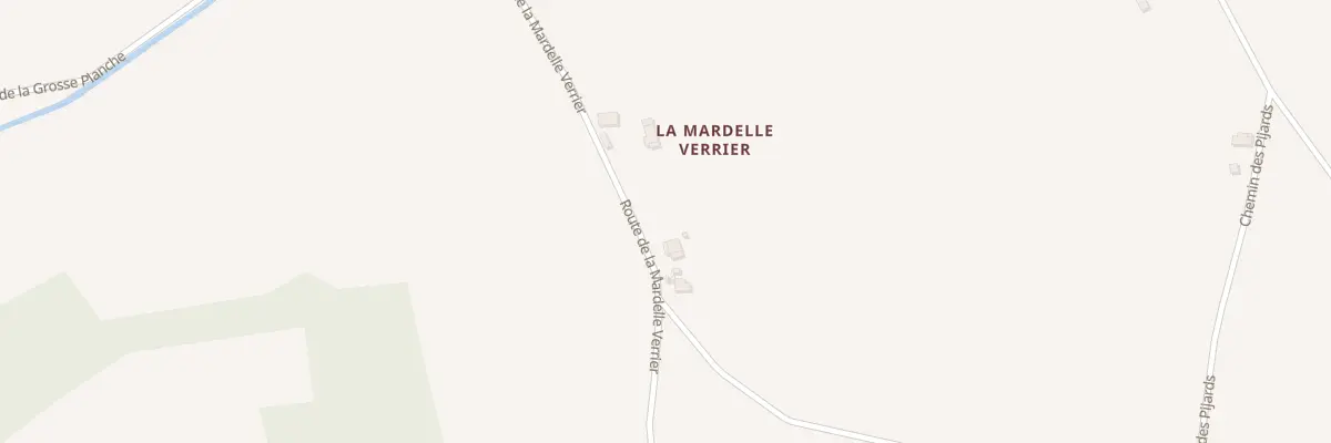 Plan du 354 Rte de la Mardelle Verrier à Saint-Hilaire-les-Andrésis