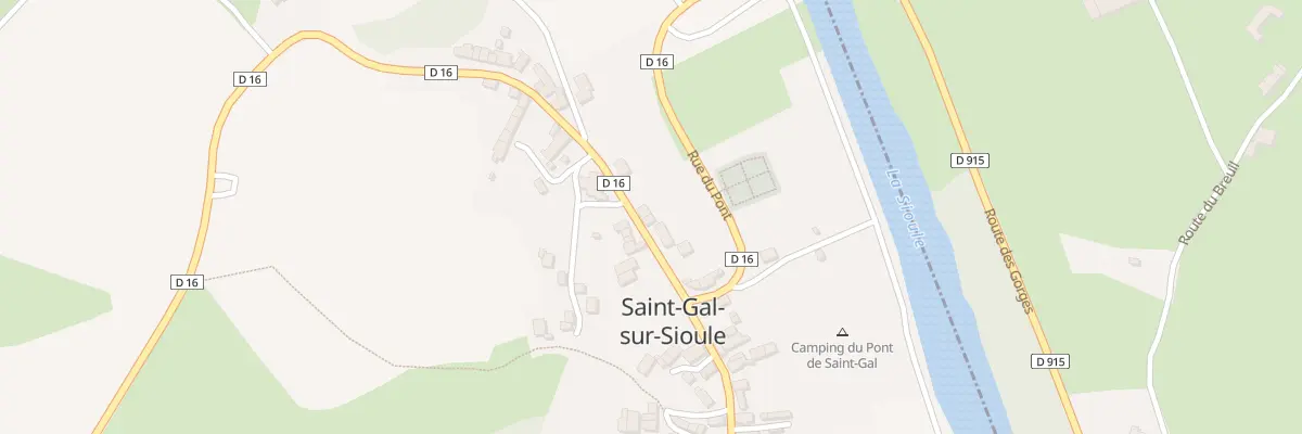 Plan du 8 Rte des Villages à Saint-Gal-sur-Sioule
