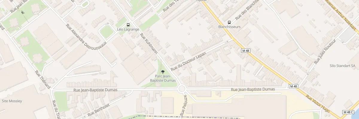 Plan du 52 Rue du Doc Lepan à Lille