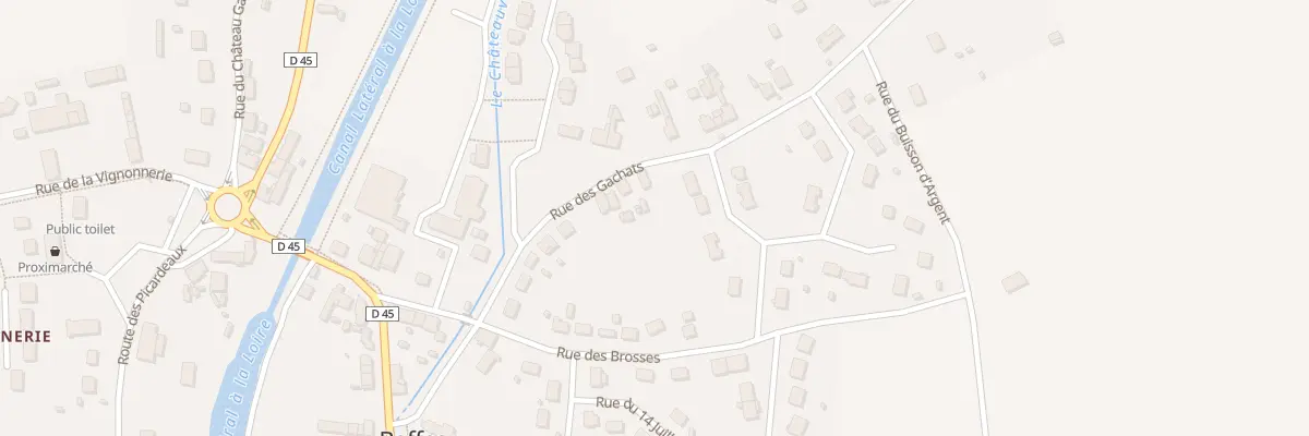 Plan du 22 Rue des Gachats à Beffes
