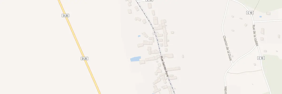 Plan du 39 Rue Sainte-Fare à Faremoutiers