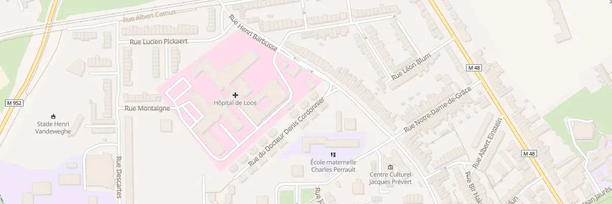 Plan du 6 Rue Doct Denis Cordonnier à Loos