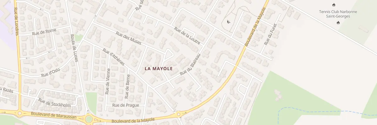 Plan du 8 Rue du Blaireau à Narbonne