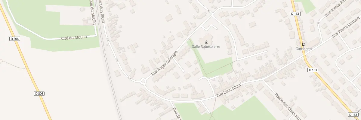 Plan du 14 Rue Roger Salengro à Oignies