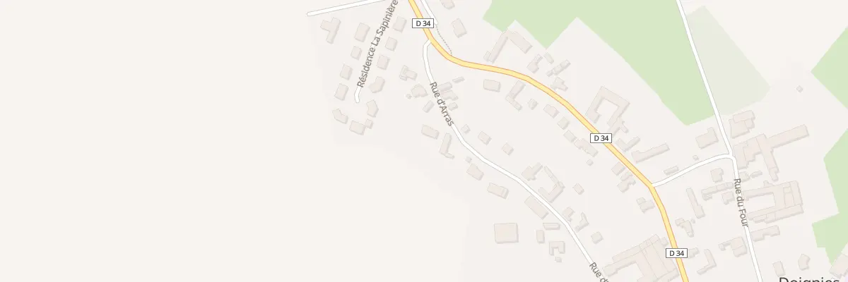 Plan du 11B Rue d’Arras à Doignies