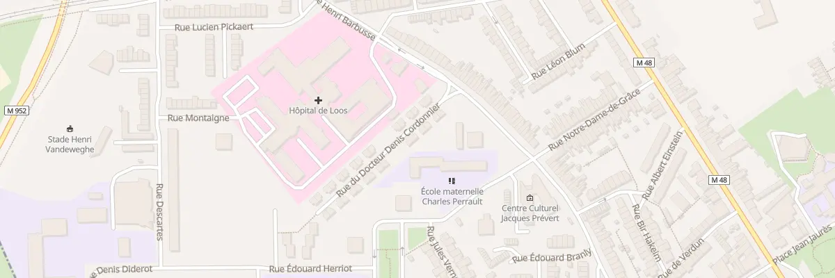 Plan du 9 Rue Doct Denis Cordonnier à Loos