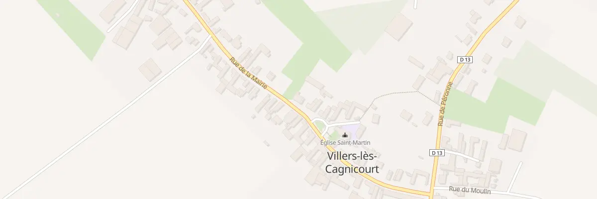 Plan du 26C Rue de la Mairie à Villers-lès-Cagnicourt