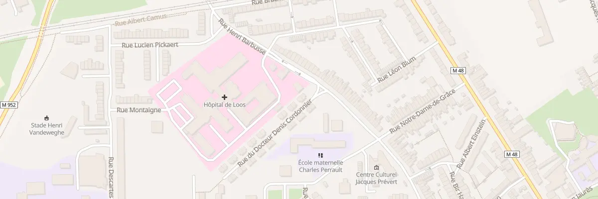 Plan du 4 Rue Doct Denis Cordonnier à Loos