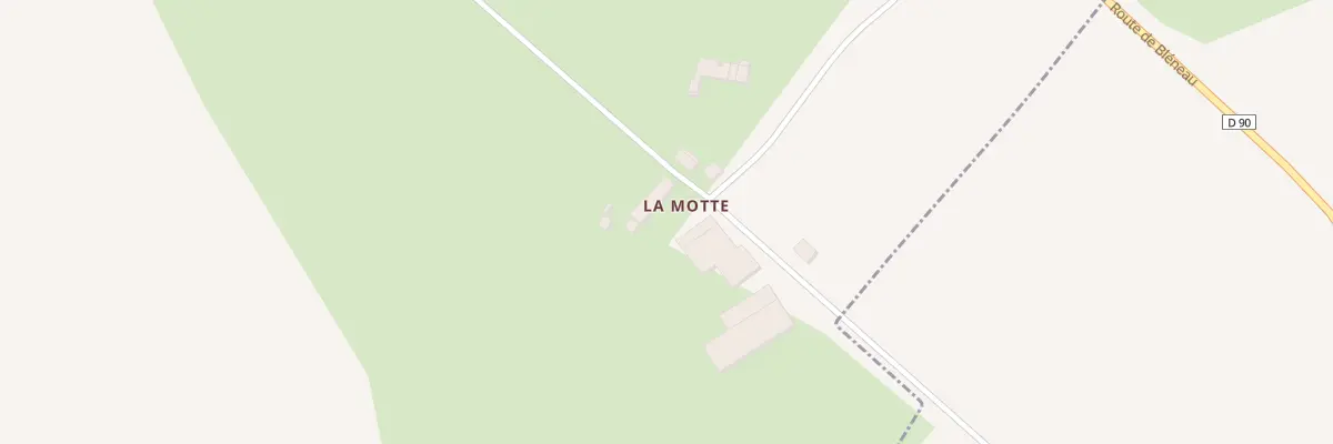 Plan du 155 La Motte à Saint-Privé